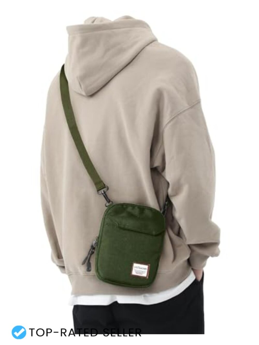 SEAFEW Mini Crossbody Bag Nylon Water Resistant RFID Travel Satchel